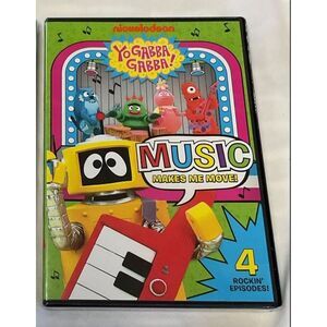Nick Jr NEW SEALED Yo Gabba Gabba Music Makes Me Move DVD